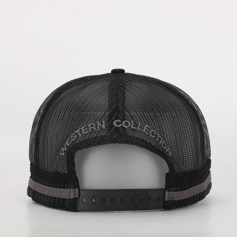 Black Steel Trucker Cap