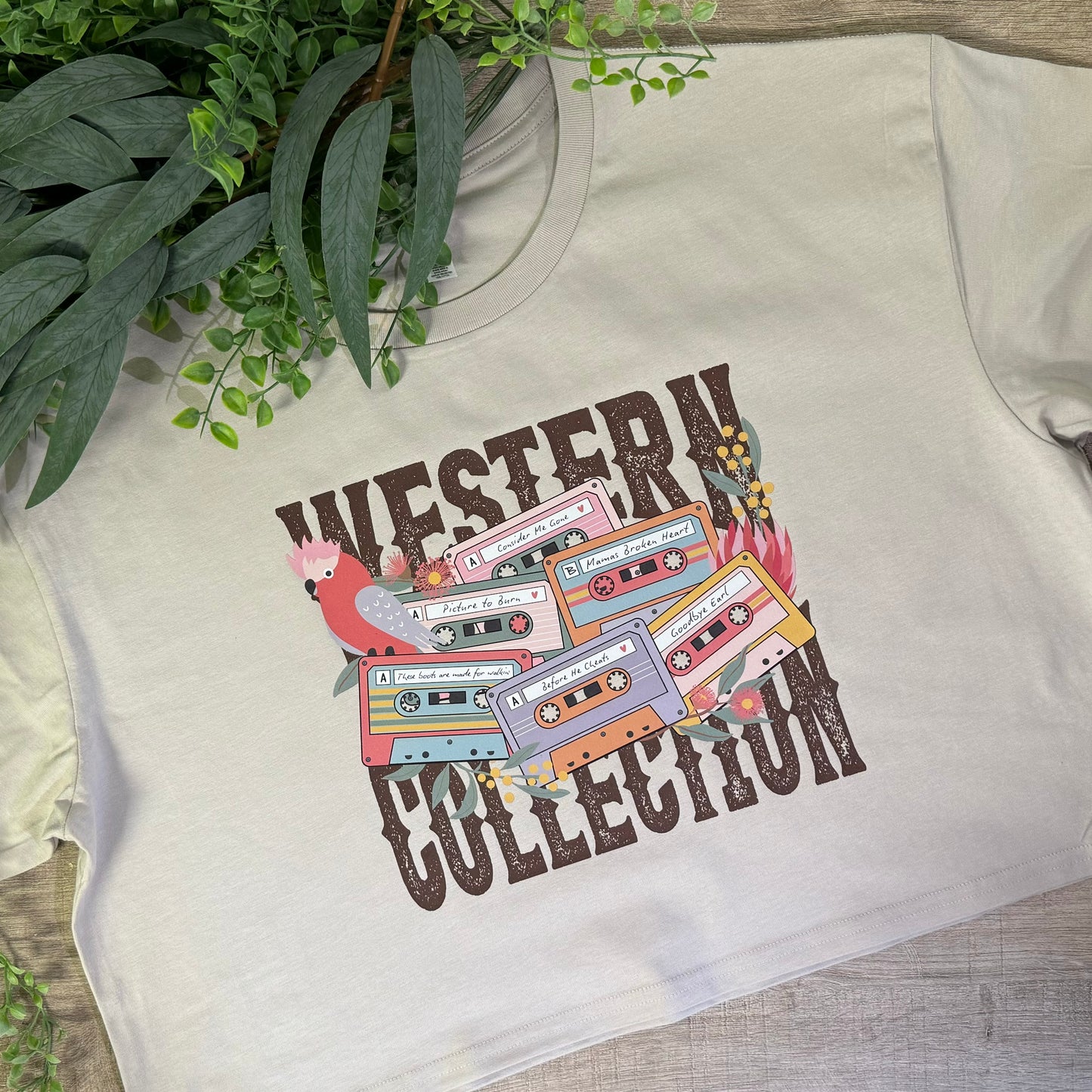 Western Tape Collection Cropped Tee