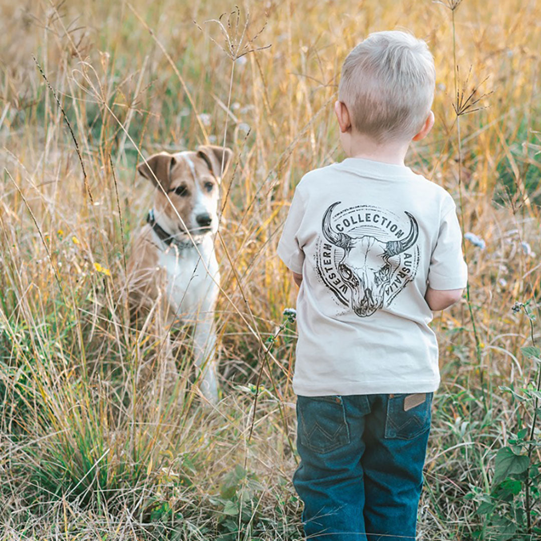 Bull Skull Lil Tackers Tee