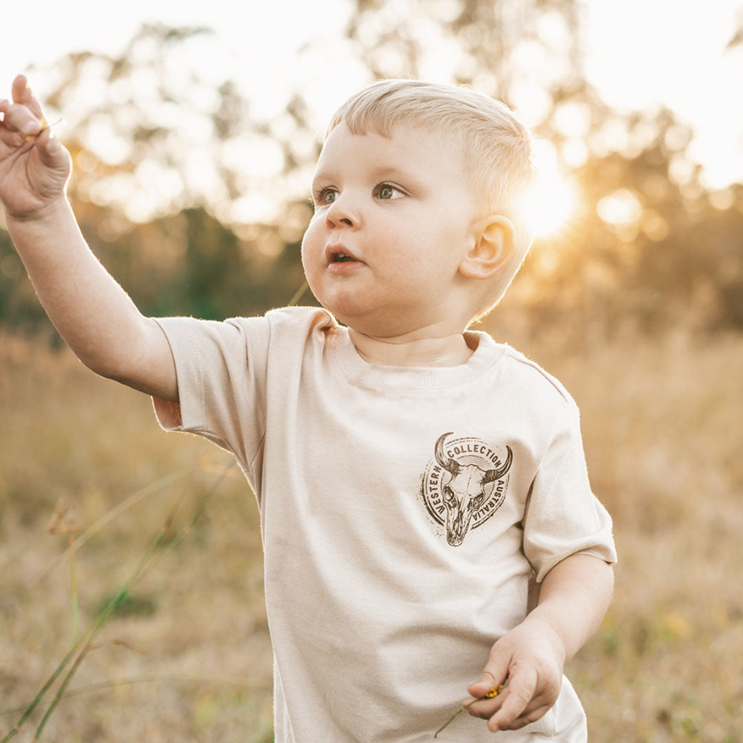 Bull Skull Lil Tackers Tee