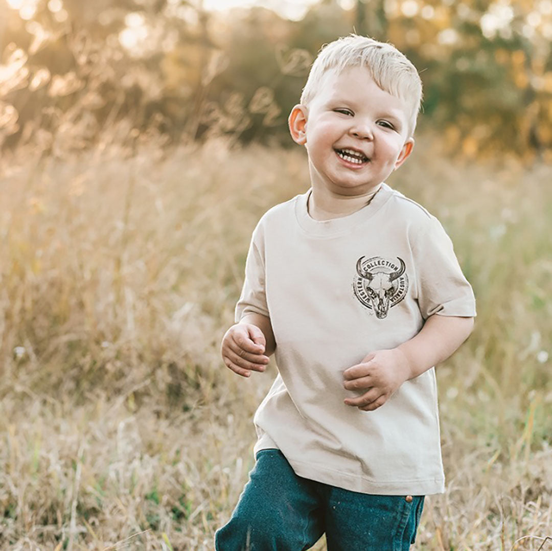 Bull Skull Lil Tackers Tee