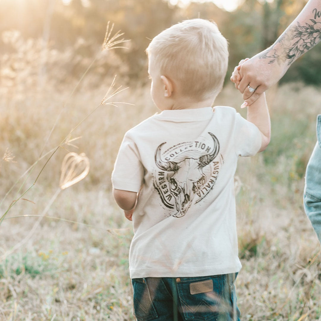 Bull Skull Lil Tackers Tee